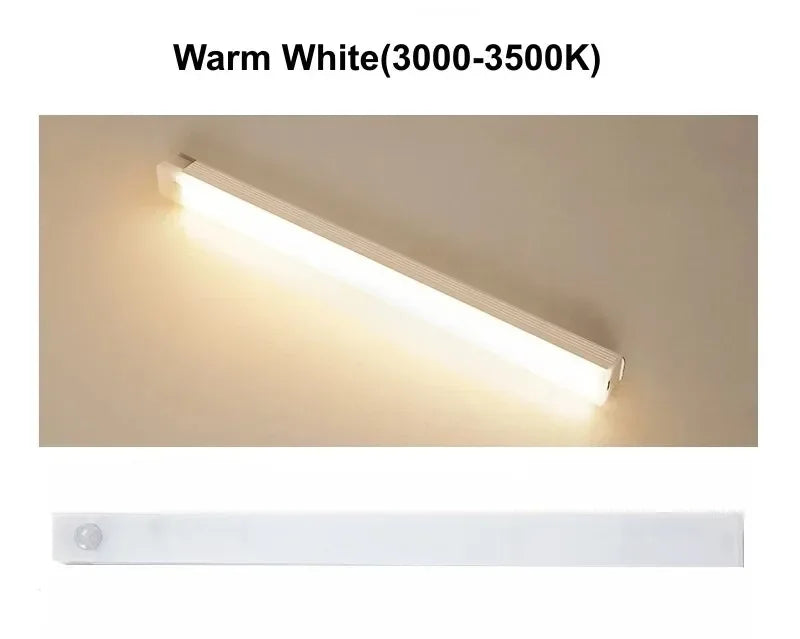 Lámpara LED recargable con sensor de movimiento PIR